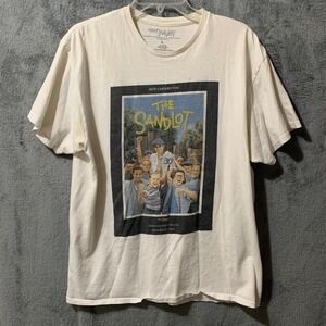 The Sandlot Movie Graphic T-Shirt Mens Large White 20th Century Fox 2018 Cotton